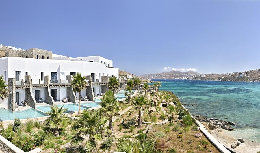 Aeonic Suites & Spa - Only Adults Ornos  Bagian luar foto