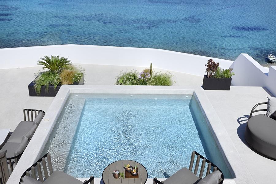 Aeonic Suites & Spa - Only Adults Ornos  Bagian luar foto
