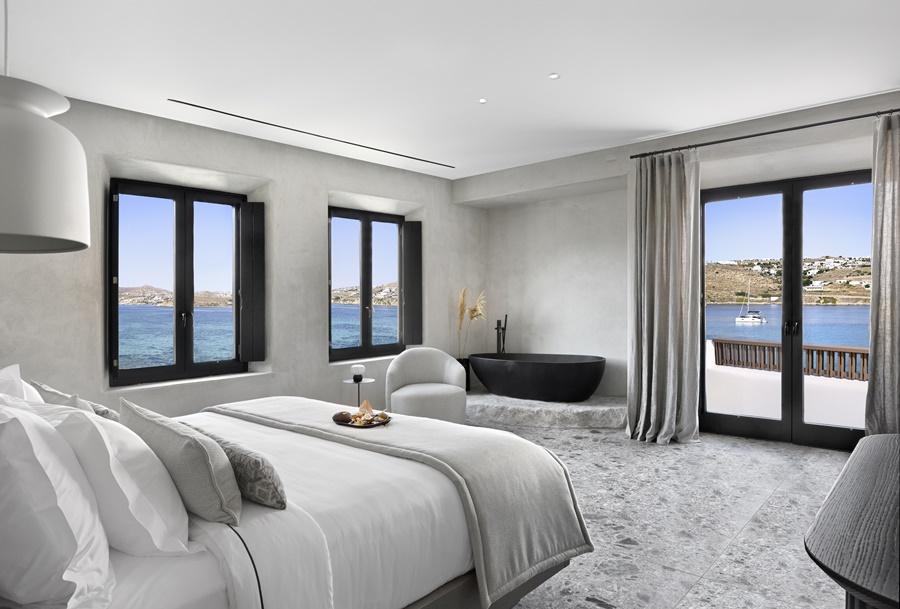 Aeonic Suites & Spa - Only Adults Ornos  Bagian luar foto