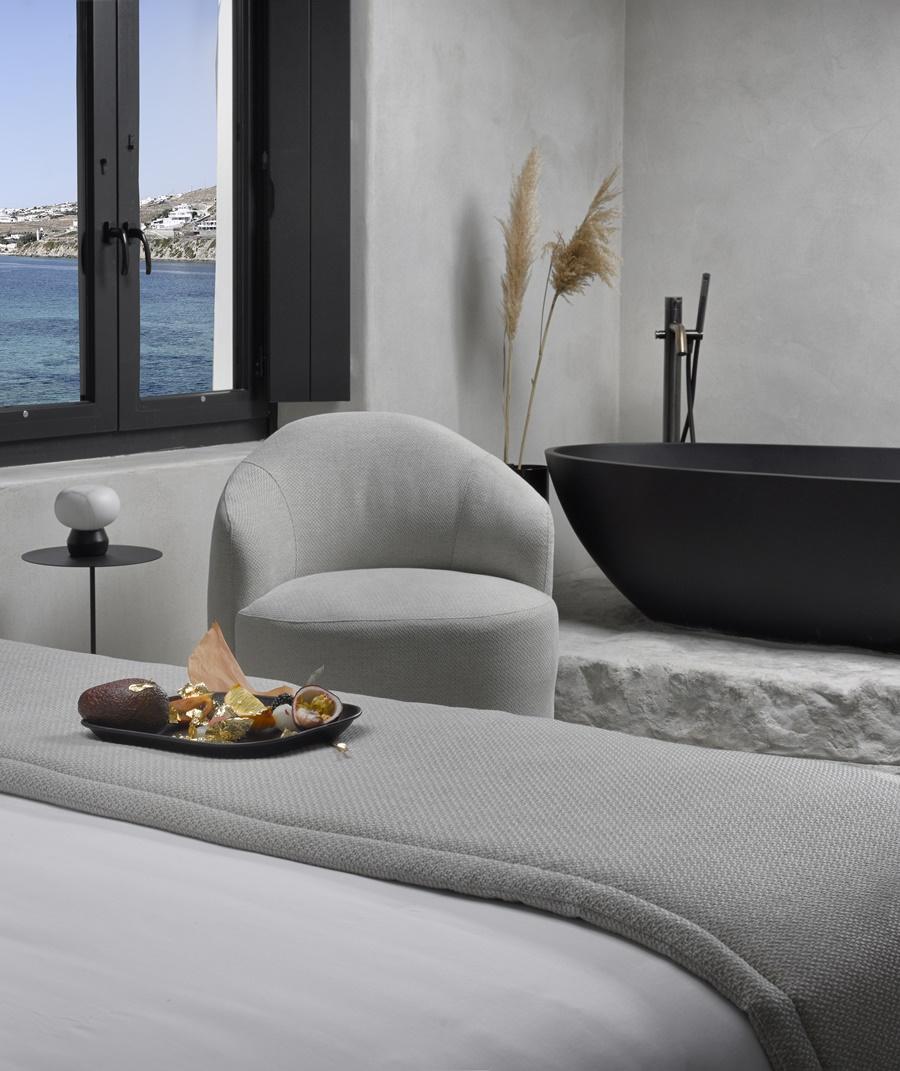Aeonic Suites & Spa - Only Adults Ornos  Bagian luar foto
