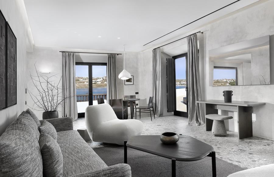 Aeonic Suites & Spa - Only Adults Ornos  Bagian luar foto