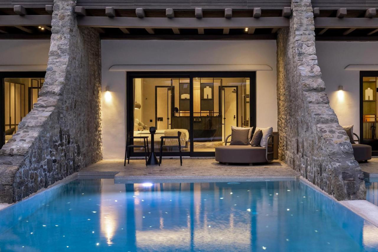 Aeonic Suites & Spa - Only Adults Ornos  Bagian luar foto